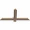 Ekena Millwork Eugene Smooth Timber Gable Bracket, Douglas Fir, 36"W x 18"H x 1 1/2"D x 3 1/2"F, 12/12 Pitch GBW036X18X0204EUG00SDF - alternate 3